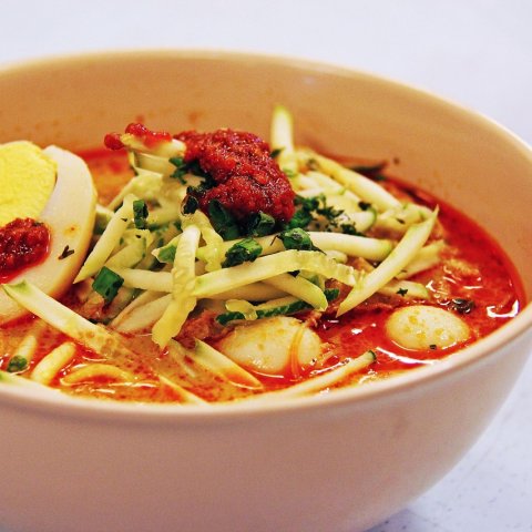 Zdjęcie: Laksa: malezyjska zupa kokosowa z makaronem ryżowym